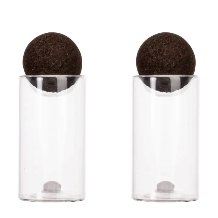 Sagaform Nature salt/pepper jars with cork stoppers 2 pcs. - LT52202 (N0004)